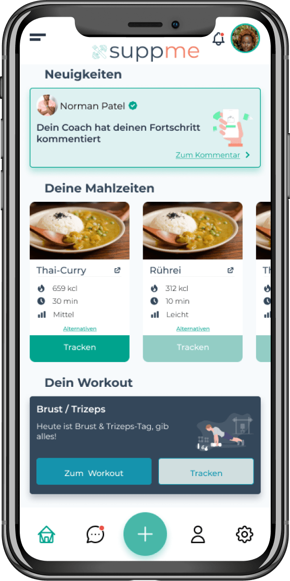 suppme – die Plattform für Personaltraining & Ernährungsberatung